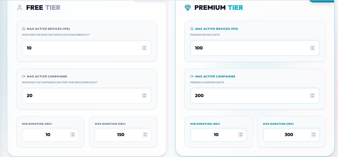 Member Settings