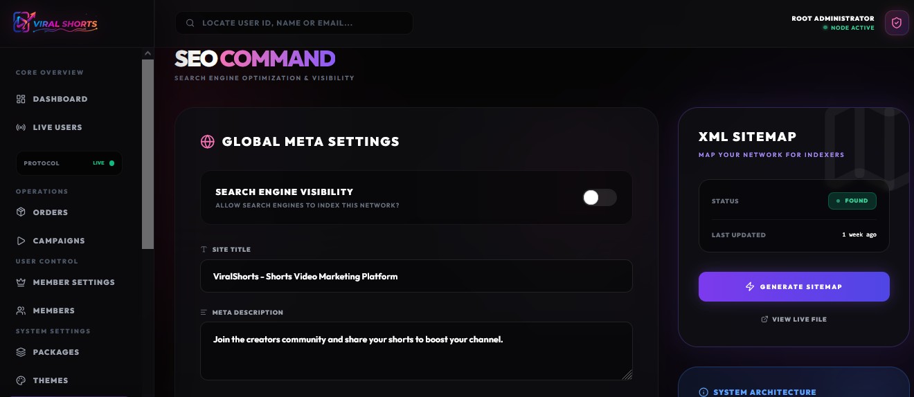 SEO Configuration