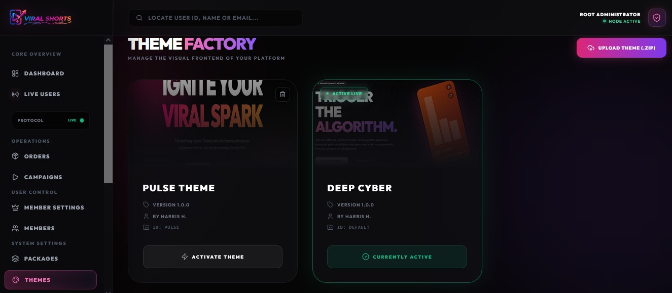 Theme Settings