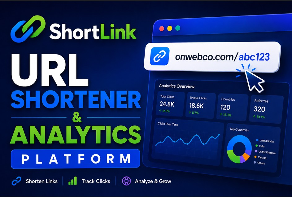 ShortLink URL Shortener & Analytics Platform